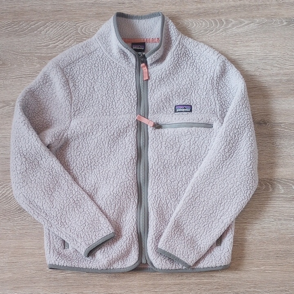 Patagonia Light Gray Fleece Jacket